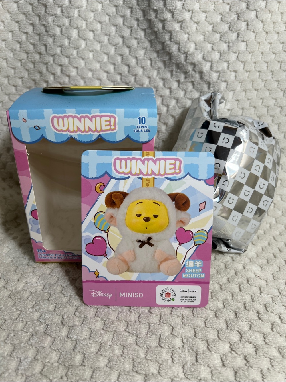 Winnie! Disney x Miniso Plush  Pendant- SHEEP